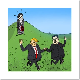 Iran Kim Trump Posters and Art